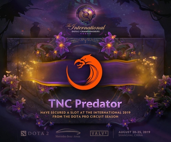 The International 2019, dota2, TNC Predator